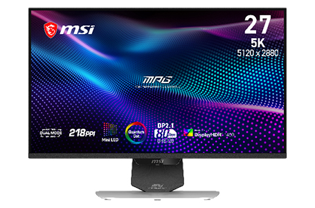 MSI MPG 5K Mini LED 271KRAW18 official product image